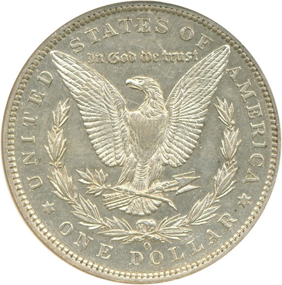 image for: 1886-O $1  NGC AU58 PL