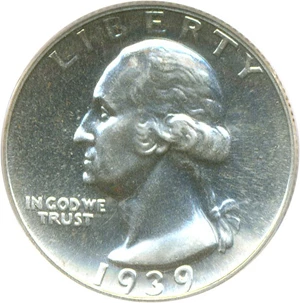 image for: 1939 25c PCGS Proof 66
