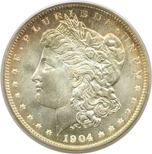 image for: 1904-O $1 PCGS MS67