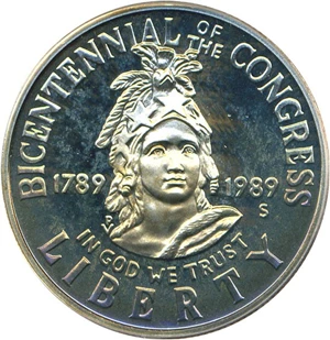 image for: 1989-S 50c Congress PCGS Proof 69 DCameo