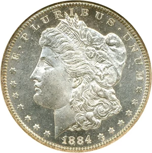 image for: 1884-CC $1 NGC MS64 PL