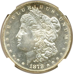 image for: 1878-S $1 NGC MS63 PL
