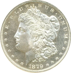 image for: 1879-S $1 NGC MS63 DMPL