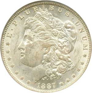 image for: 1887/6-O $1 NGC MS60 (VAM-3)