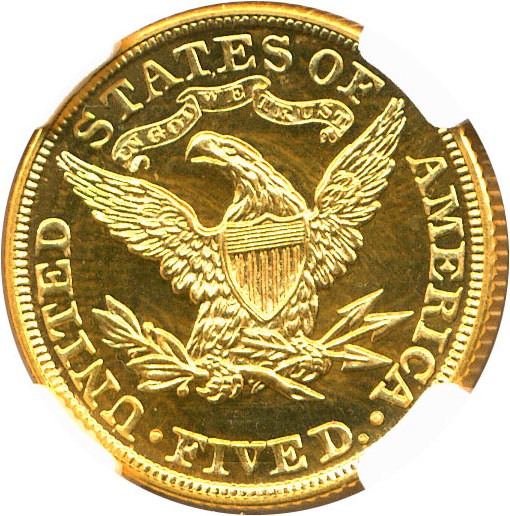 image for: 1905 $5  NGC Proof 65 Cameo
