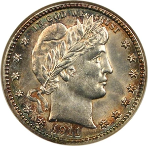image for: 1911-S 25c NGC/CAC MS64