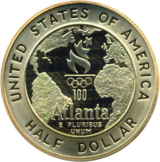 image for: 1995-S 50c Olympic Baseball PCGS Proof 69 DCameo