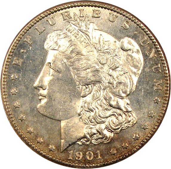 image for: 1901-S $1  NGC MS63 PL