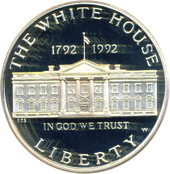 image for: 1992-W $1 White House PCGS Proof 69 DCameo