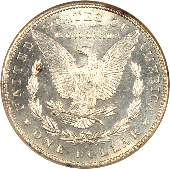 image for: 1899-S $1  NGC MS63 PL