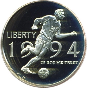 image for: 1994-P 50c World Cup PCGS Proof 69 DCameo