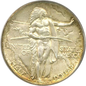 image for: 1936-S 50c Oregon PCGS MS66
