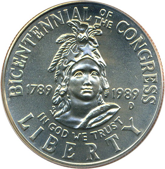 image for: 1989-D 50c Congress PCGS MS69