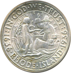 image for: 1936 50c Rhode Island PCGS MS65