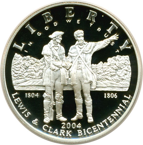 image for: 2004-P $1 Lewis & Clark PCGS Proof 70 DCameo