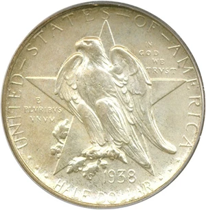 image for: 1938-D 50c Texas PCGS MS66