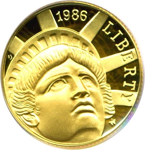 image for: 1986-W $5 Statue Liberty PCGS Proof 69 DCameo