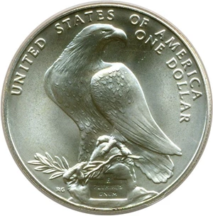 image for: 1984-D $1 Olympic PCGS MS69