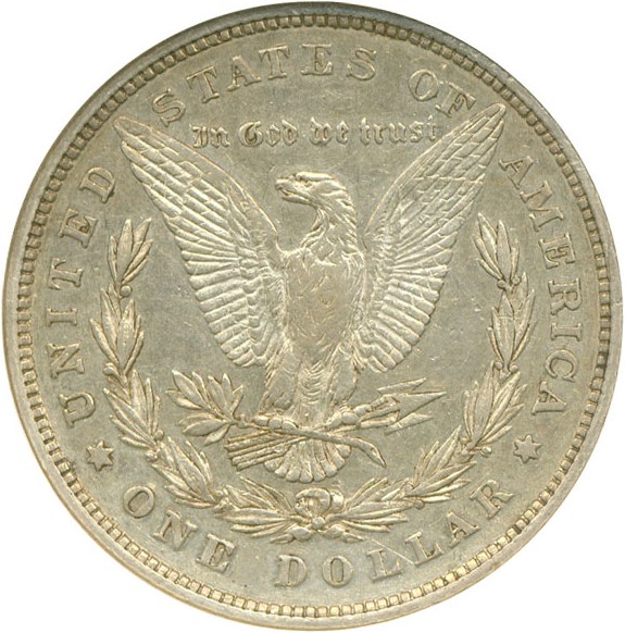 image for: Top 100 VAM: 1878 8TF $1 NGC AU50 (VAM-9  1st Die Pair)
