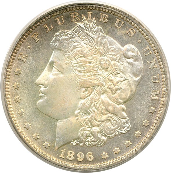 image for: 1896 $1 PCGS MS65 PL OGH