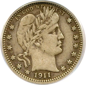 image for: 1911-D 25c PCGS VF30