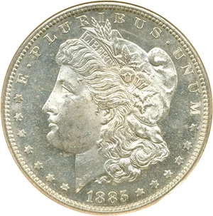 image for: 1885-S $1 NGC MS63 PL