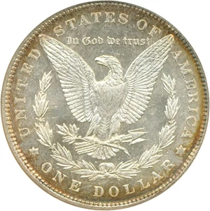image for: 1890 $1 NGC MS63 PL