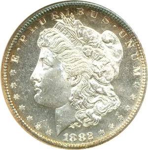 image for: 1882-S $1 NGC MS64 DMPL
