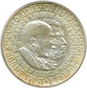 image for: 1953-D 50c Wash-Carver PCGS MS64