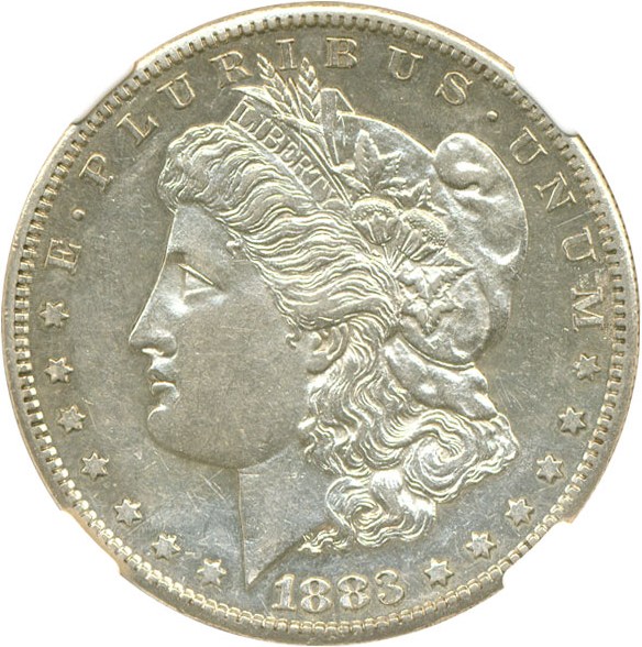 image for: 1883-S $1  NGC AU55 PL ex: Diamond Head Collection