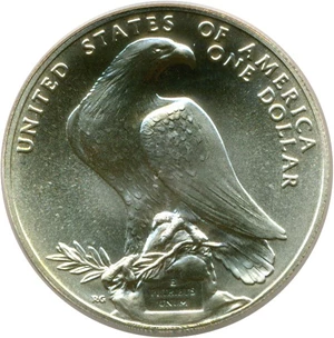 image for: 1984-P $1 Olympic PCGS MS69
