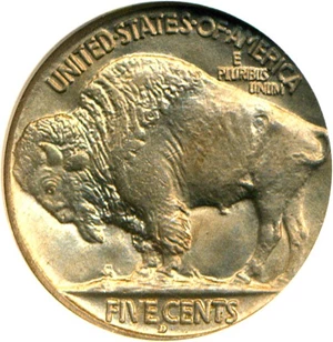 image for: 1913-D 5c Type 2 NGC MS67