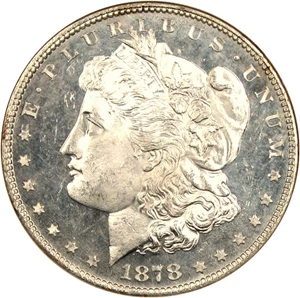 image for: 1878 7TF $1 Rev.'78 NGC MS64 PL