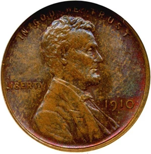 image for: 1910 1c NGC MS64 *Color*