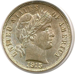 image for: 1915-S 10c PCGS MS63