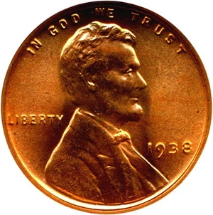 image for: 1938 1c NGC MS67 RD