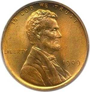 image for: 1909 1c Lincoln PCGS/CAC MS67 RD
