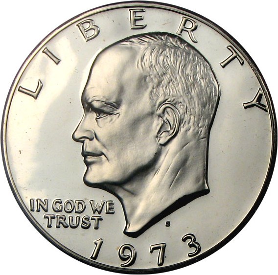 image for: 1973-S $1 PCGS Proof 67 DCameo (Silver, DDO)