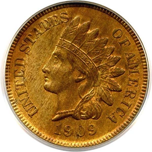 image for: 1909-S 1c Indian PCGS/CAC MS63 RB