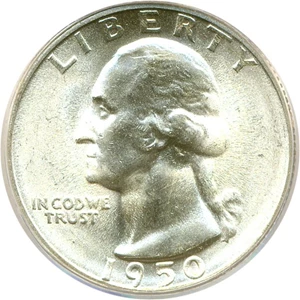 image for: 1950-S/D 25c PCGS MS65