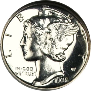 image for: 1938 10c NGC Proof 66