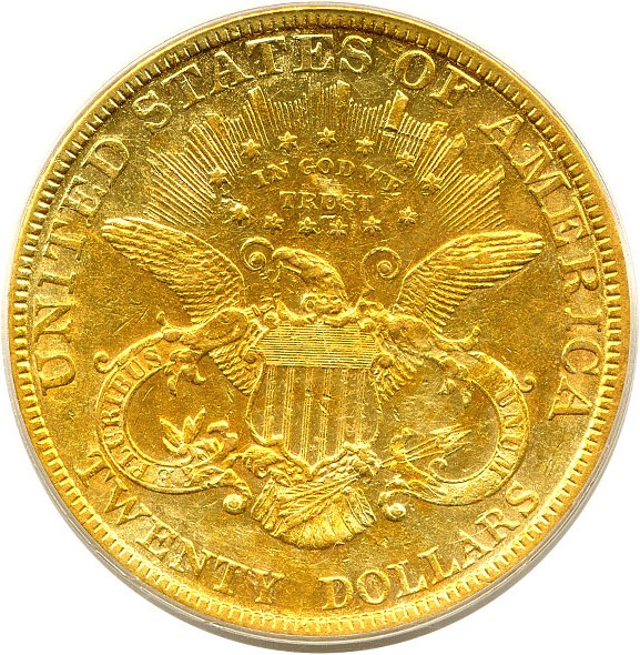 image for: 1880 $20 PCGS VF20  OGH