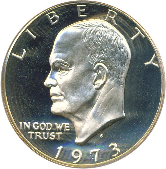 image for: 1973-S $1 Silver PCGS Proof 68 DCameo