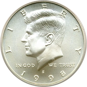 image for: 1998-S 50c SMS PCGS SP70