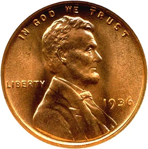 image for: 1936 1c NGC MS67 RD