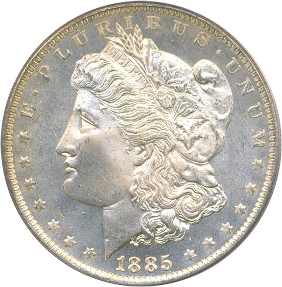 image for: 1885-O $1 PCGS MS65 PL