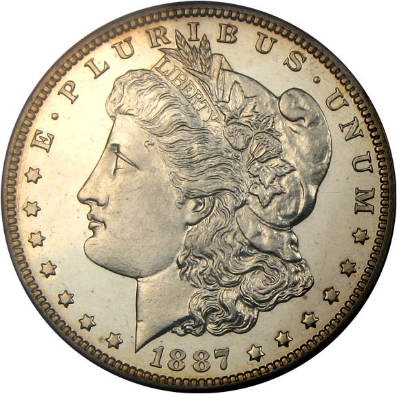 image for: 1887 $1 PCGS/CAC Proof 63 OGH