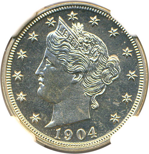 image for: 1904 5c NGC Proof 64