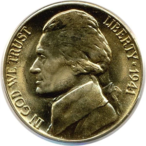 image for: 1941-D 5c PCGS MS66