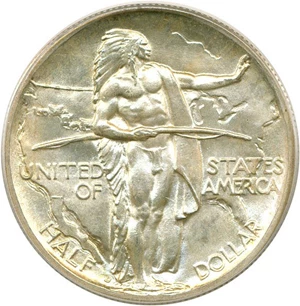 image for: 1938-D Oregon 50c PCGS/CAC MS65 OGH